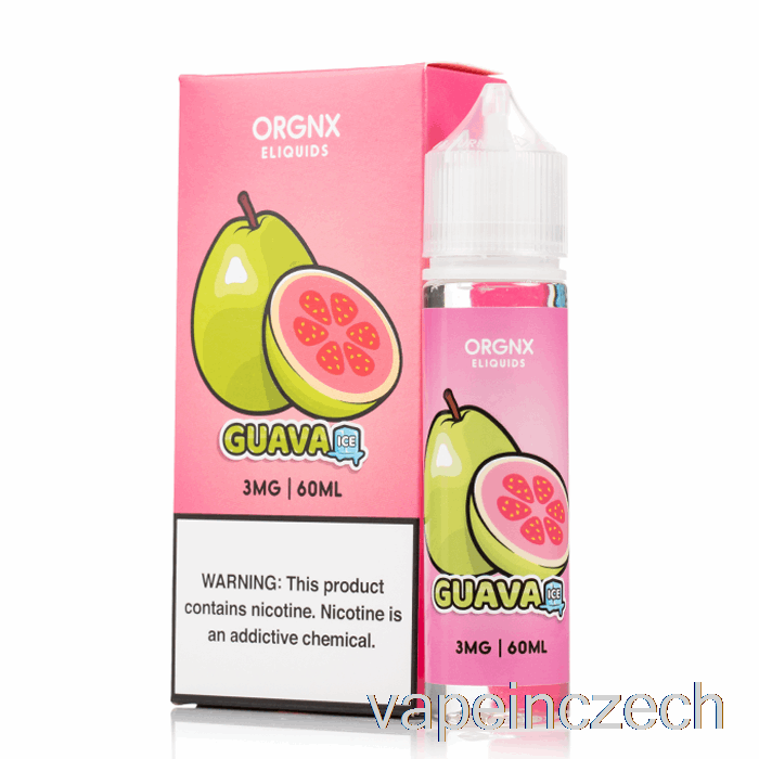 Guava Ice - Orgnx E-liquid - 60 Ml 3mg Vape Pero